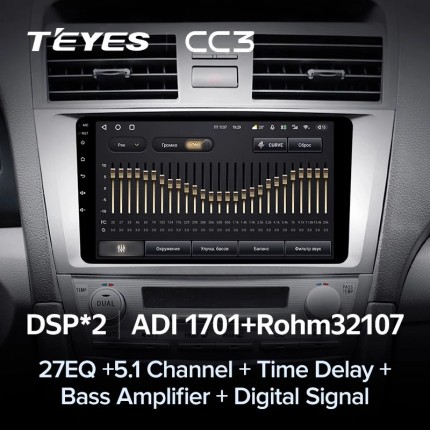 Автомагнитола TEYES для Toyota Camry 6 2006-2011, CC3, 4G+32G