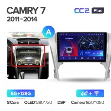 Автомагнитола TEYES для Toyota Camry 7 2011-2014, CC2 Plus, 3G+32G