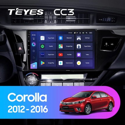 Автомагнитола TEYES для Toyota Corolla 2012-2016, CC3, 4G+32G