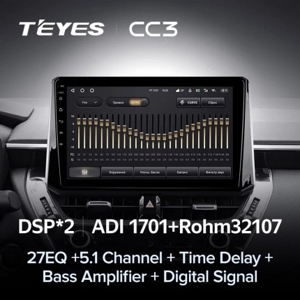 Автомагнитола TEYES для Toyota Corolla 2018-2020, CC3, 4G+32G