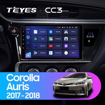Автомагнитола TEYES для Toyota Corolla / Auris 2017-2018, CC3,4G+32G