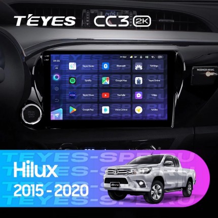 Автомагнитола TEYES для Toyota Hilux 2015-2020, CC3 2K, 3G+32G