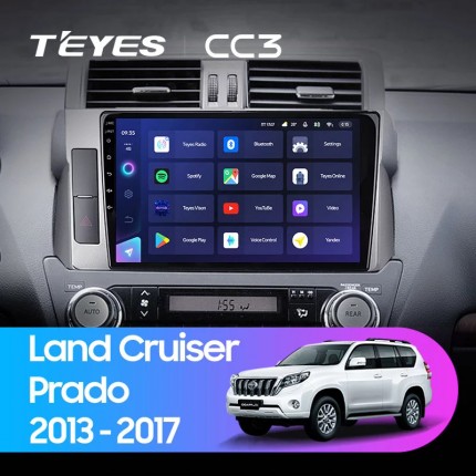 Автомагнитола TEYES для Toyota Land Cruiser Prado 2013-2017, CC3, 4G+32G