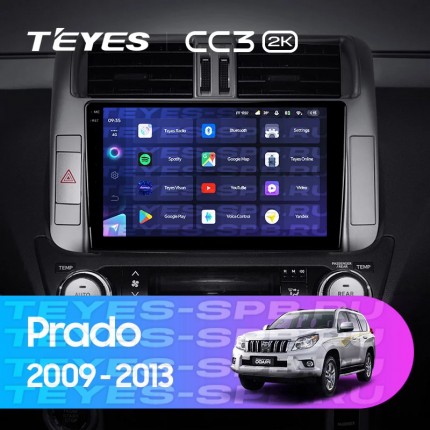 Автомагнитола TEYES для Toyota Prado 2009-2013, CC3 2K, 3G+32G