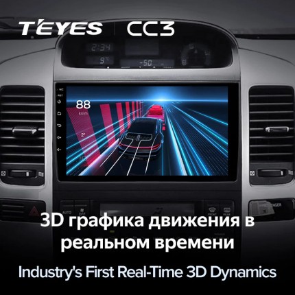 Автомагнитола TEYES для Toyota Prado 3 2004-2009, CC3, 4G+32G