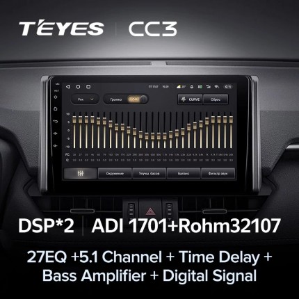 Автомагнитола TEYES для Toyota RAV4 2018-2020, CC3, 4G+32G