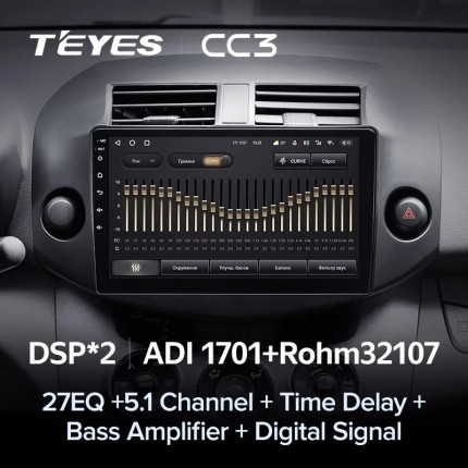 Автомагнитола TEYES для Toyota RAV4 3 2005-2013, CC3, 4G+32G