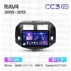 Автомагнитола TEYES для Toyota RAV4 3 2005-2013, CC3 2K, 3G+32G