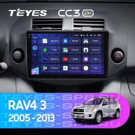 Автомагнитола TEYES для Toyota RAV4 3 2005-2013, CC3 2K, 3G+32G