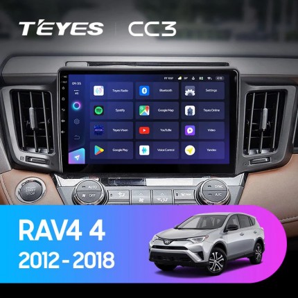 Автомагнитола TEYES для Toyota RAV4 4 2012-2018, CC3, 4G+32G