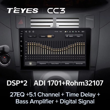 Автомагнитола TEYES для Toyota Yaris 2005-2012, CC3, 4G+32G