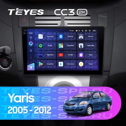 Автомагнитола TEYES для Toyota Yaris 2005-2012, CC3 2K, 3G+32G