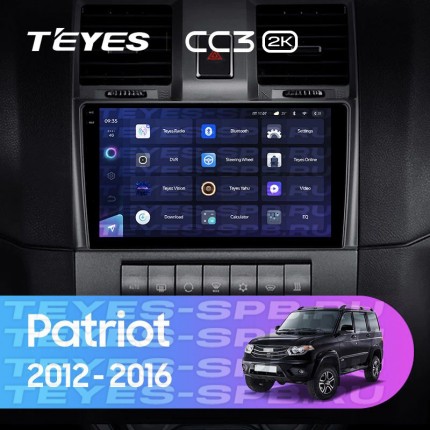 Автомагнитола TEYES для UAZ Patriot 2012-2016, CC3 2K, 3G+32G