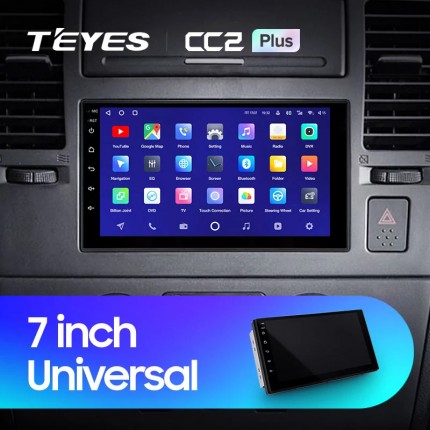 Универсальная автомагнитола TEYES For Honda, CC2 Plus, 3G+32G