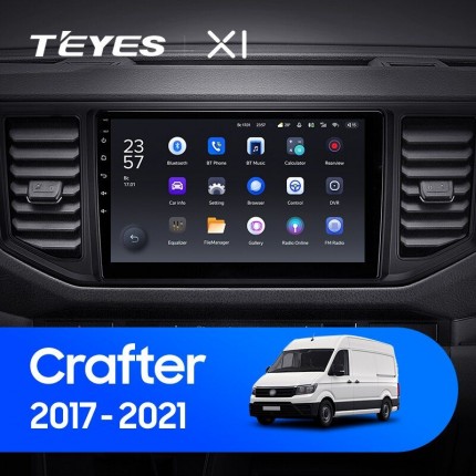 Автомагнитола TEYES для Volkswagen Crafter 2017-2021, X1, 4G + WiFi