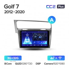 Автомагнитола TEYES для Volkswagen Golf 7 2012-2020, CC2 Plus, 3G+32G