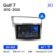 Автомагнитола TEYES для Volkswagen Golf 7 2012-2020, X1, 4G + WiFi