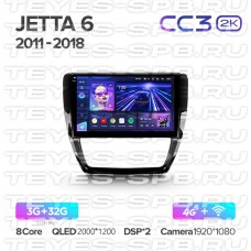Автомагнитола TEYES для Volkswagen Jetta 6 2011-2018, CC3 2K, 3G+32G