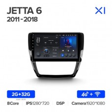 Автомагнитола TEYES для Volkswagen Jetta 6 2011-2018, X1, 4G + WiFi