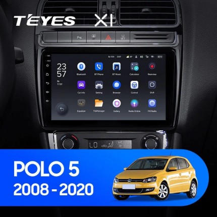 Автомагнитола TEYES для Volkswagen Polo 5 2008-2020, X1, 4G + WiFi