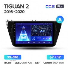 Автомагнитола TEYES для Volkswagen Tiguan 2 2016-2020, CC2 Plus, 3G+32G
