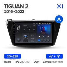 Автомагнитола TEYES для Volkswagen Tiguan 2 2016-2020, X1, 4G + WiFi