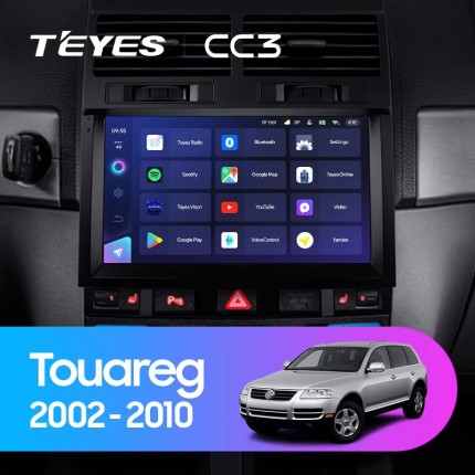 Автомагнитола TEYES для Volkswagen Touareg 2002-2010, CC3, 4G+32G