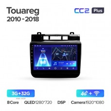 Автомагнитола TEYES для Volkswagen Touareg 2010-2018, CC2 Plus, 3G+32G
