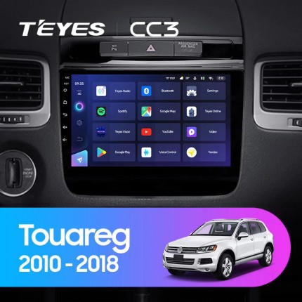 Автомагнитола TEYES для Volkswagen Touareg 2010-2018, CC3, 4G+32G