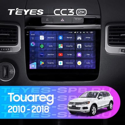 Автомагнитола TEYES для Volkswagen Touareg 2010-2018, CC3 2K, 3G+32G